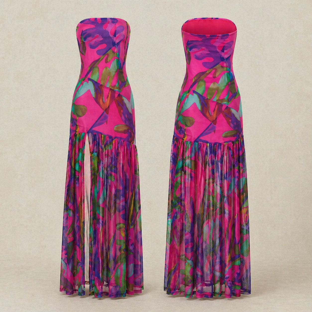 Zulvora Flattering Slit Dress – Turn Heads Instantly